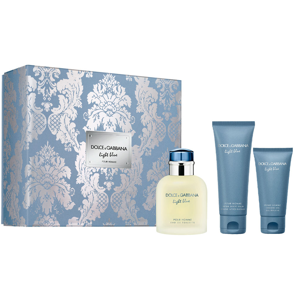 Dolce & Gabbana Light Blue Pour Homme Eau de Toilette 125ml Spray Gift Set