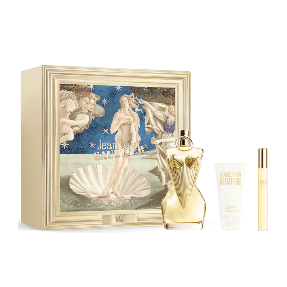 Jean Paul Gaultier Golden/White Divine Eau De Parfum 100Ml Spray +10Ml Set