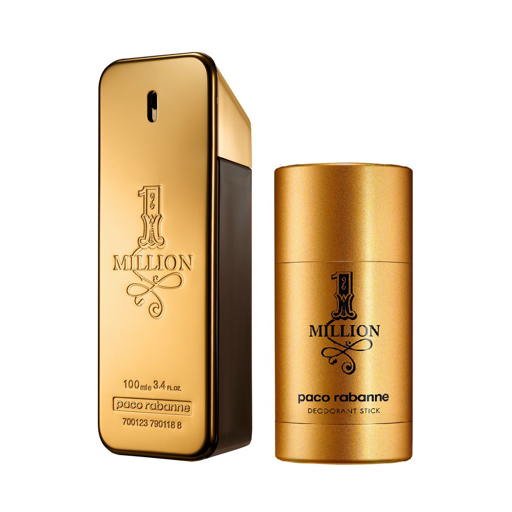 Paco Rabanne 1 Million Gift Set 100ml EDT + 75ml Deodorant Stick