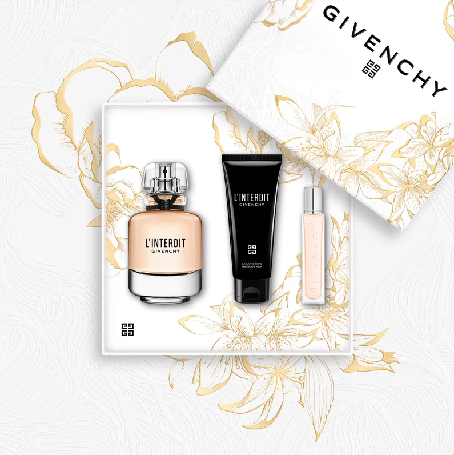 Givenchy L'Interdit Eau de Parfum 80ml Spray 3 Piece Set