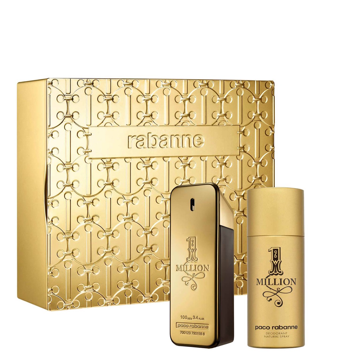 Paco Rabanne 1 Million Eau de Toilette 100ml Spray Set