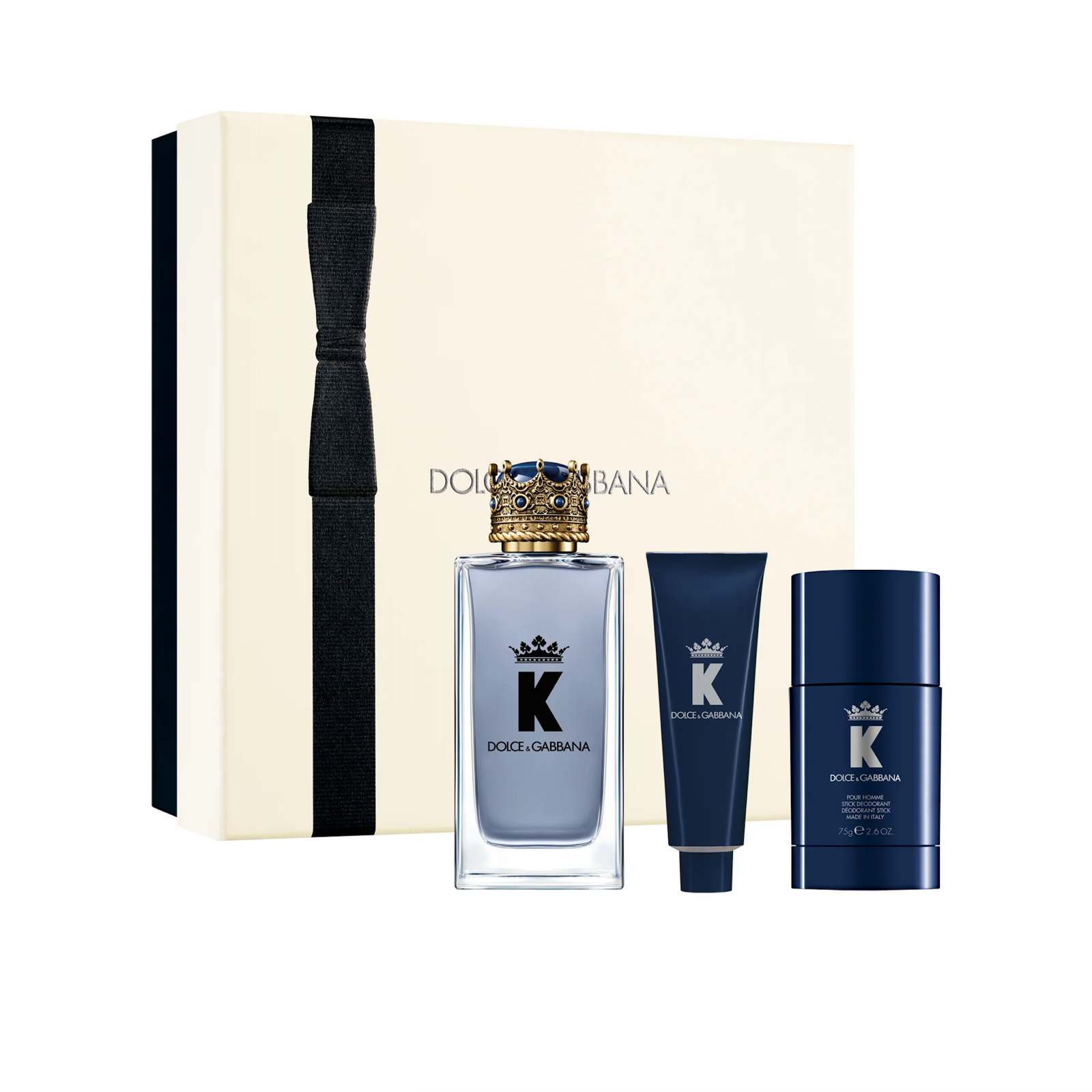 Dolce & Gabbana K Eau de Toilette 100ml Spray 3 Pcs Gift Set