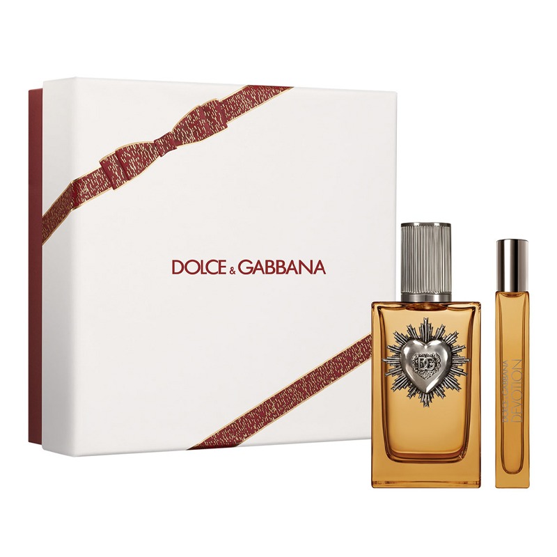 Dolce & Gabbana Men's Silver Devotion For Eau De Parfum 100Ml Spray Gift Set