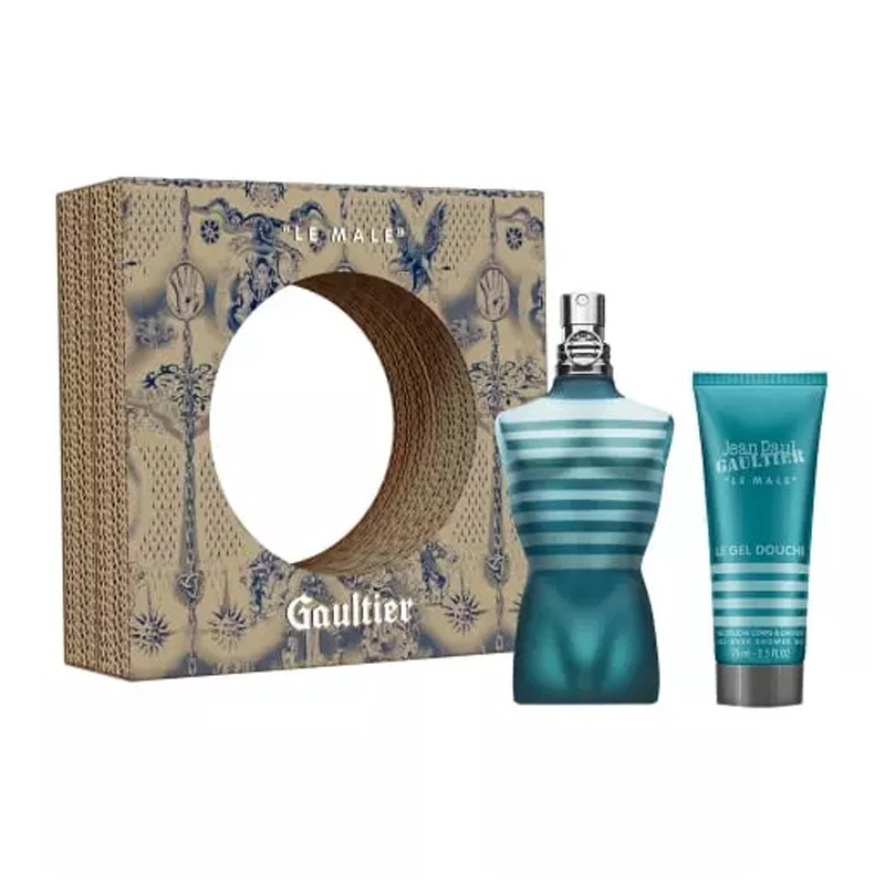Jean Paul Gaultier Men's Lavender/Orange Le Eau De Toilette 125Ml Spray 2 Pcs Set