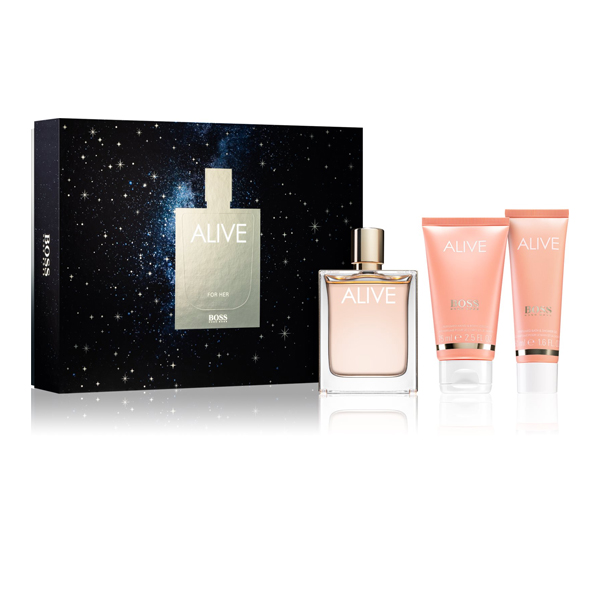 Hugo Boss Boss Alive For Her Eau de Parfum 80ml Spray Gift Set