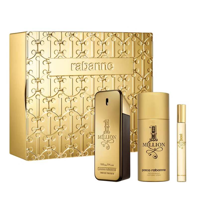 Paco Rabanne 1 Million Eau de Toilette 100ml Spray Gift Set