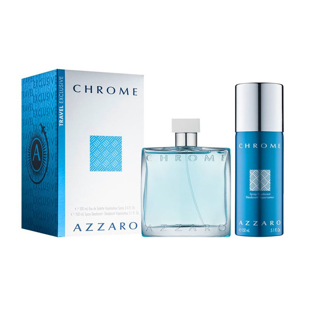 Loris Azzaro Chrome Eau de Toilette 100ml Spray Gift Set