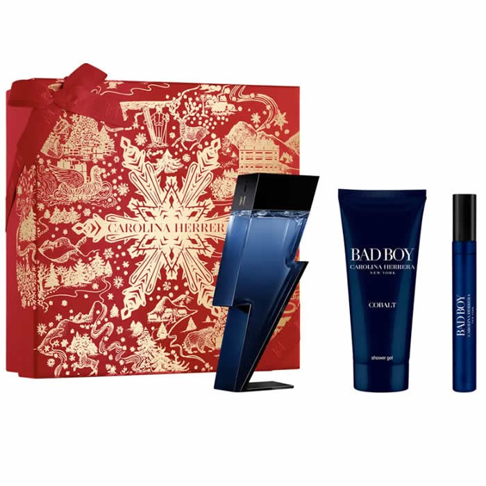 Carolina Herrera Boys Cobalt Bad Eau De Parfum 100Ml Spray Set