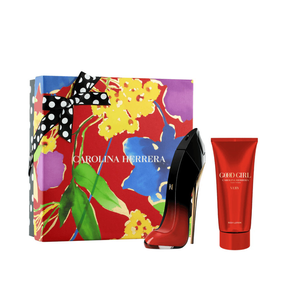 Carolina Herrera Very Good Girl Elixir Gift Set (80ml EDP + 100ml Body Lotion) - Image 4