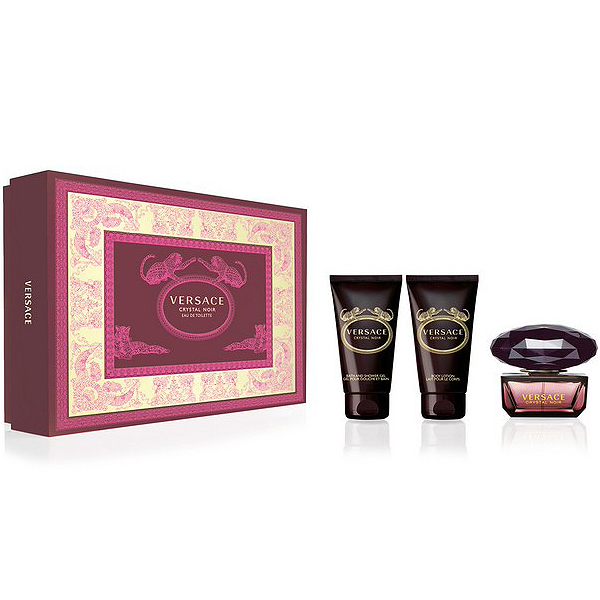 Versace Crystal Noir Eau de Toilette 50ml Spray Gift Set
