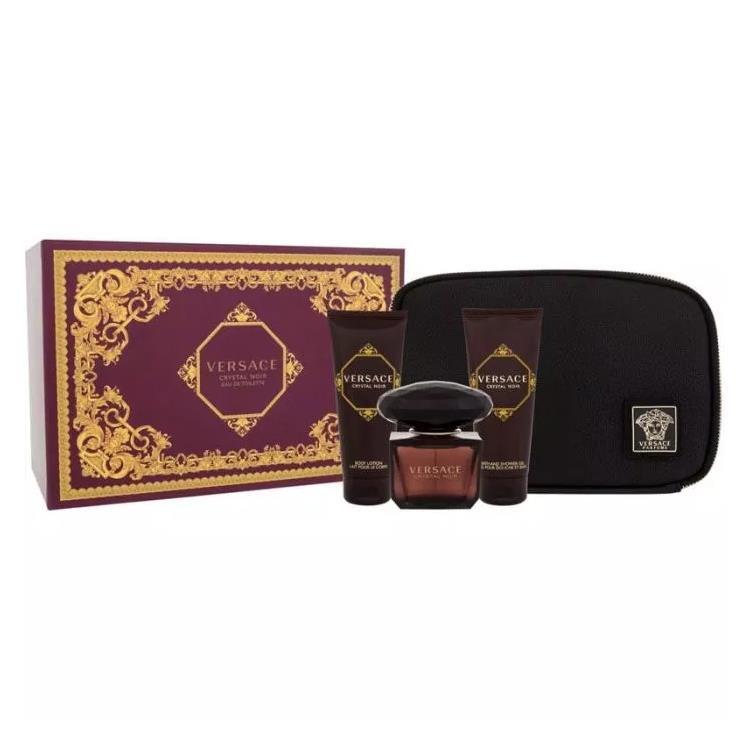 Versace Crystal Noir Eau de Toilette 90ml Spray Gift Set