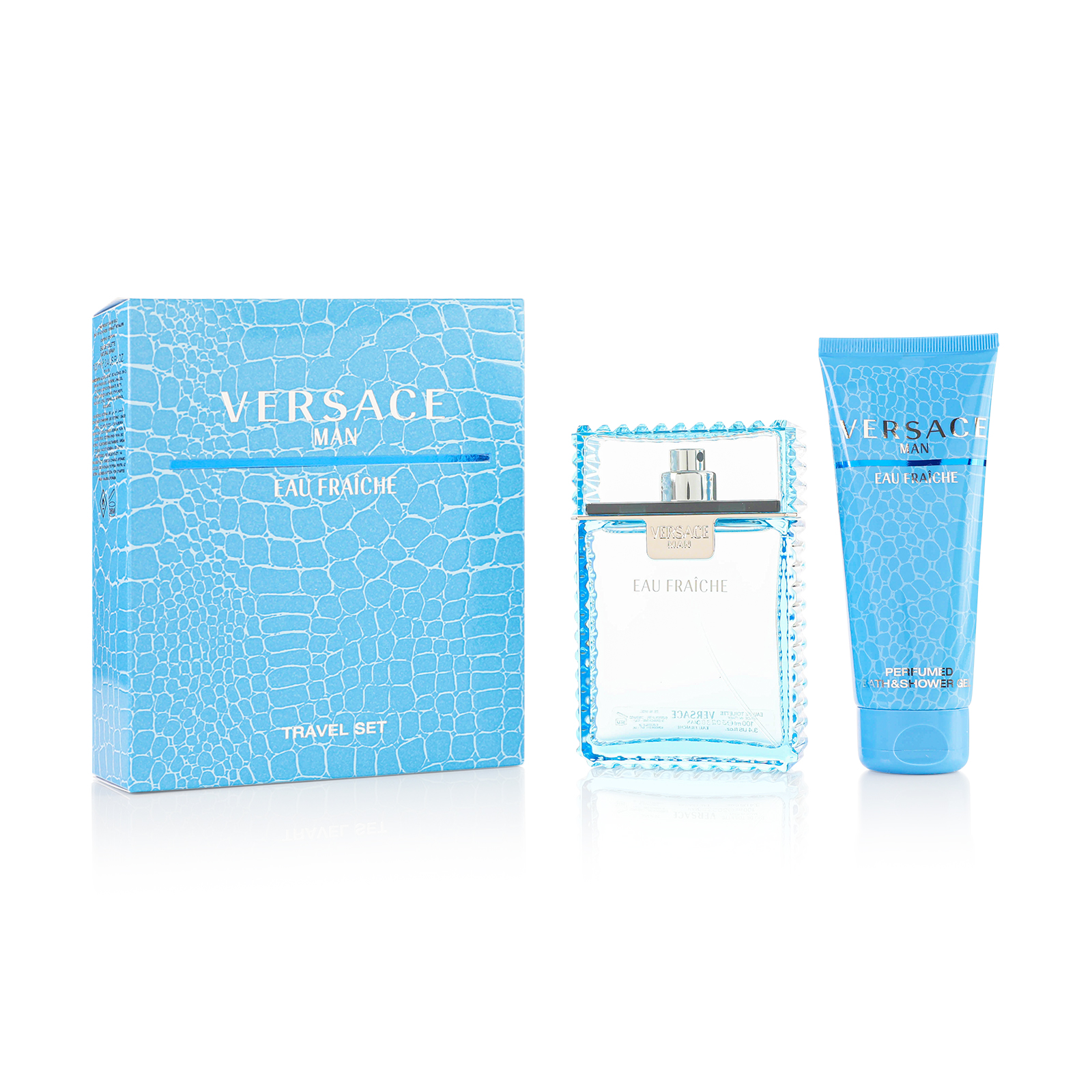 Versace Man Eau Fraiche Eau de Toilette 100ml Spray Travel Set
