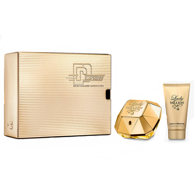 Paco Rabanne Lady Million Eau de Parfum 50ml Spray +75ml b/l Set