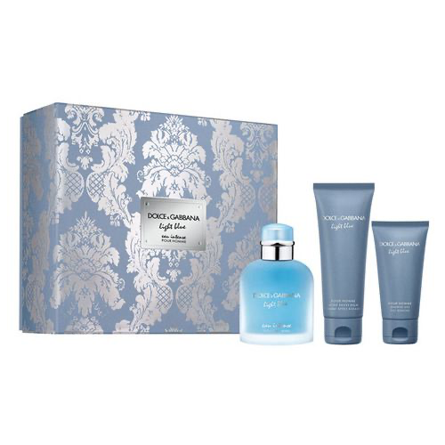 Dolce & Gabbana Light Blue Pour Homme Eau Intense 100ml EDP Spray Gift Set