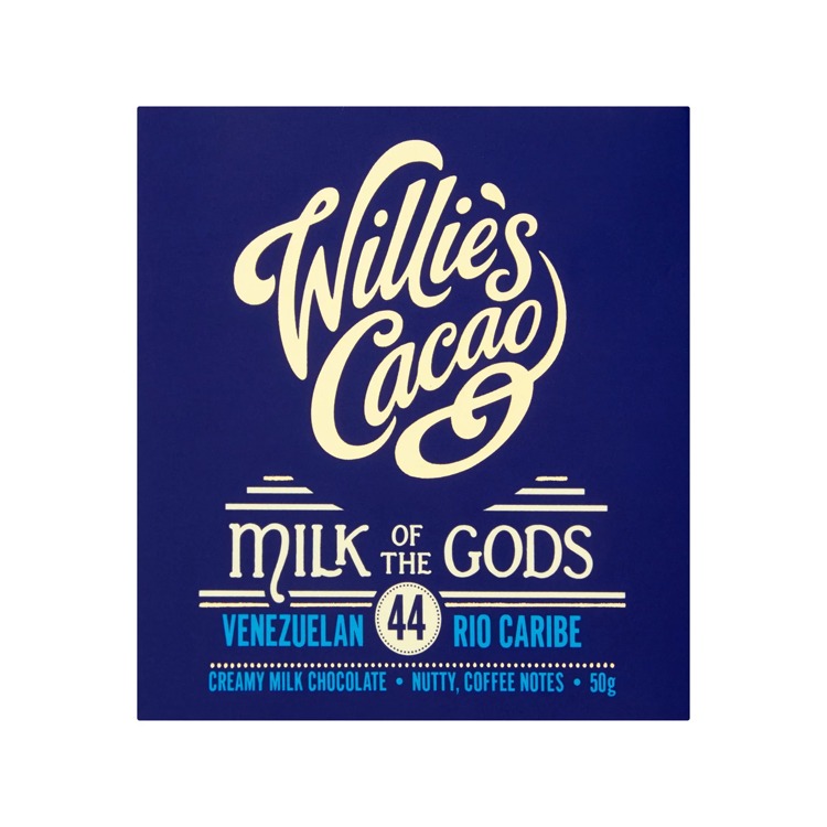 Willie's Cacao Milk Of The Gods 44% Venezuelan Rio Caribe Milk Chocolate 50G - Image 4