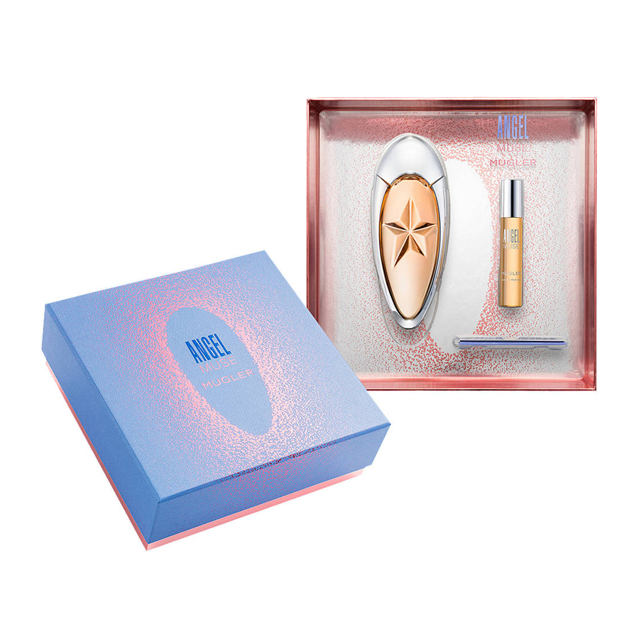 Thierry Mugler Angel Muse Eau De Parfum 50ml Refillable Spray Gift Set