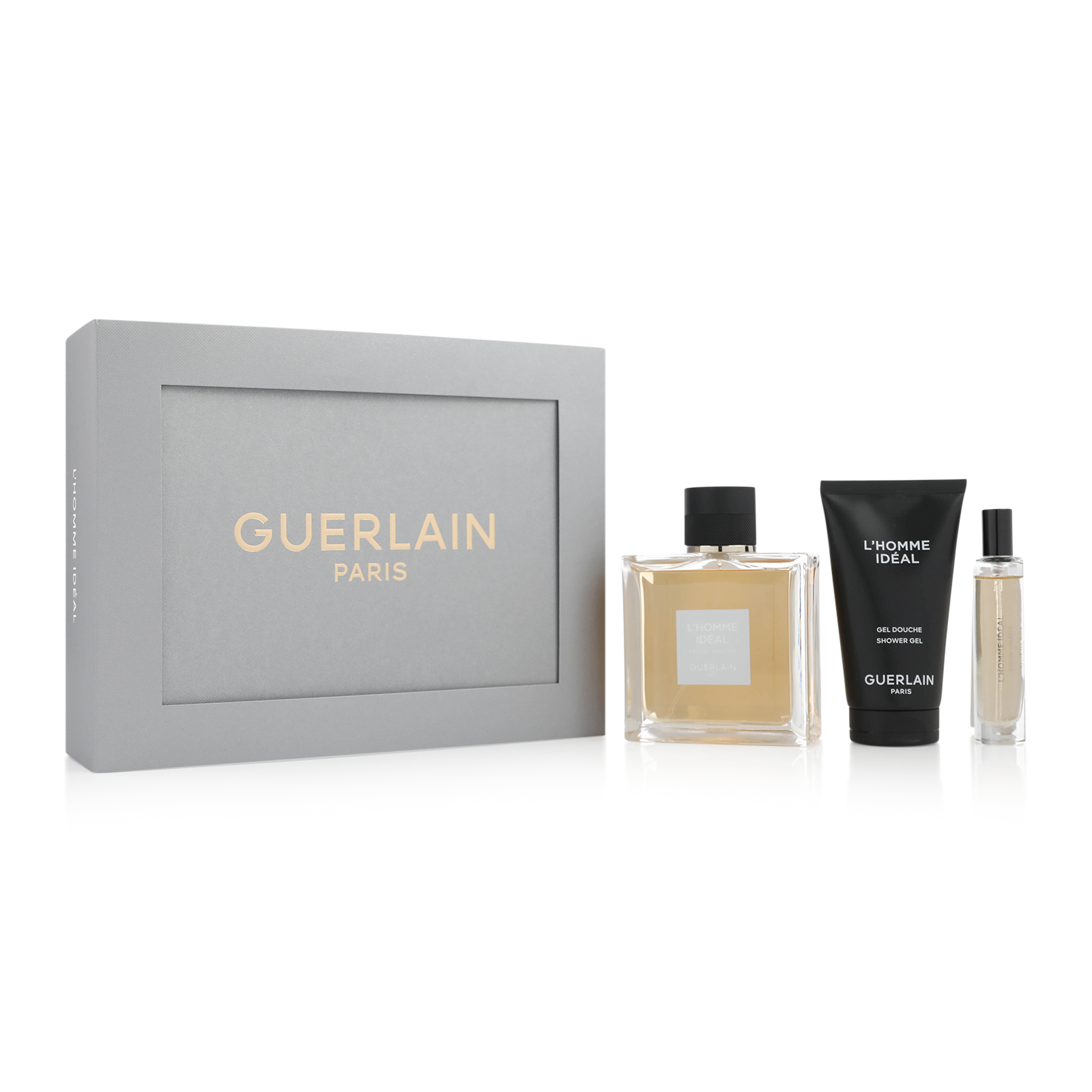 Guerlain L'Homme Ideal Eau de Toilette 100ml Spray + 75ml s/g Set