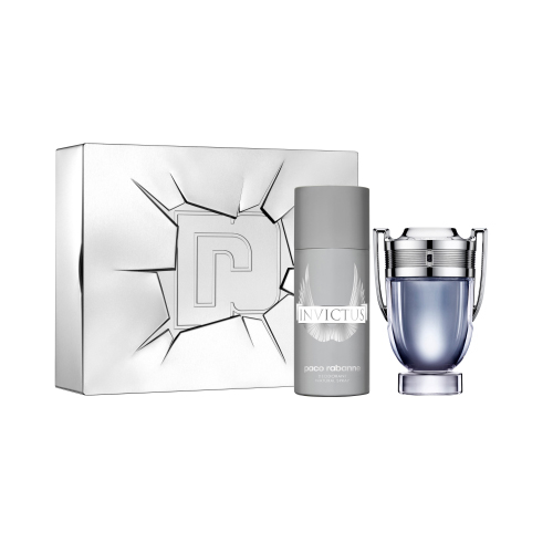 Paco Rabanne Invictus Eau de Toilette 100ml Spray Gift Set