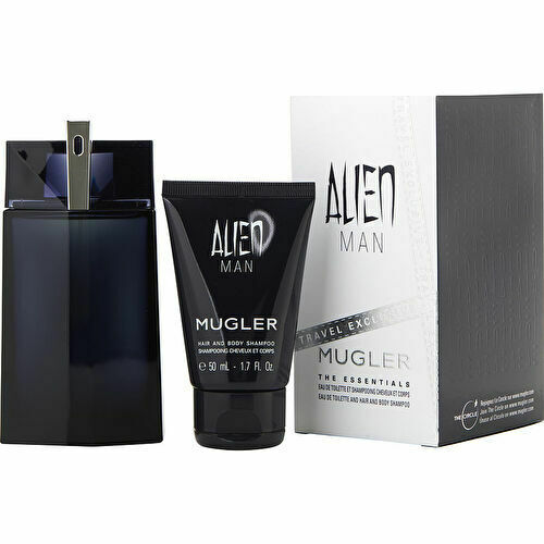Mugler Alien Man Eau de Toilette 100ml Refillable Spray Refillable + 50ml S/ Gel