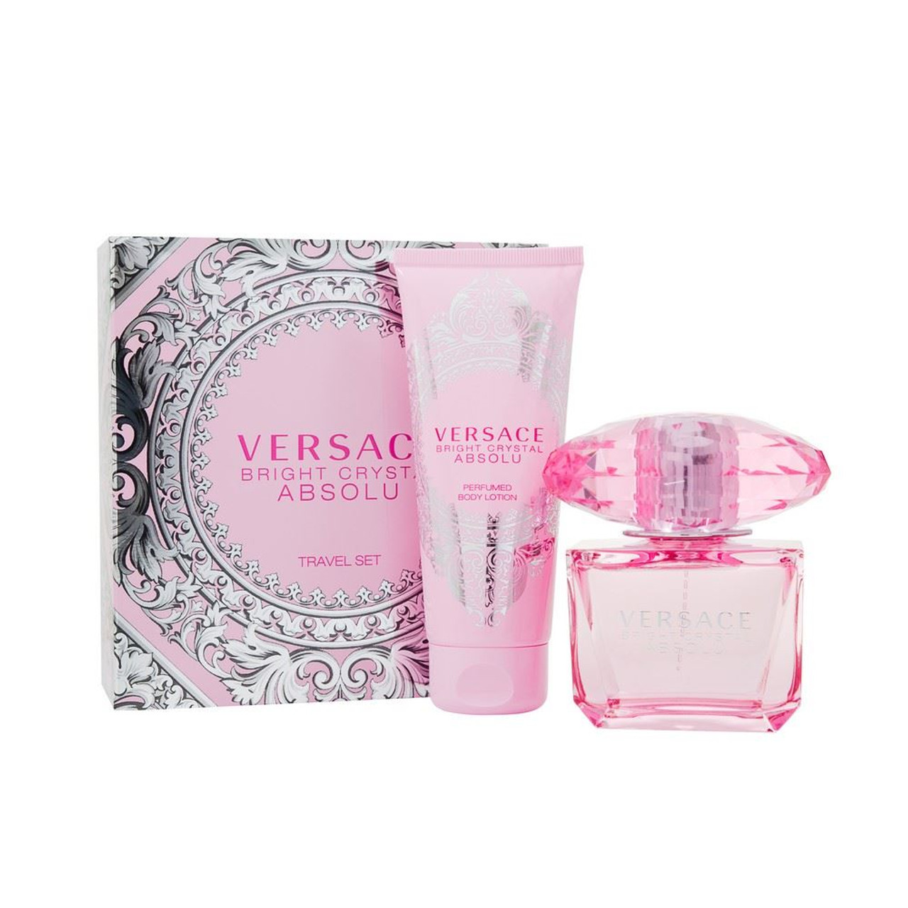 Versace Bright Crystal Absolu Eau de Parfum 90ml Spray + 100ml b/l Set