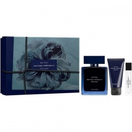 Narciso Rodriguez Bleu Noir For Him Eau de Parfum 100ml Spray Set