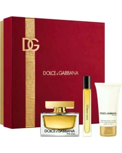 Dolce & Gabbana The One Eau de Parfum 75ml Spray 3 Piece Set